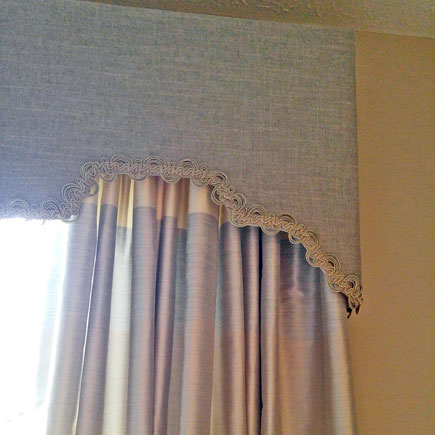 Custom Dining Room Window Treatments